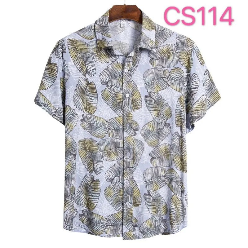 Title 2, Youth Fashion Printed Casual Short-sleeved Shir...