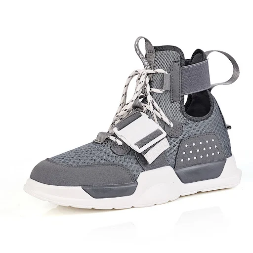 Title 5, New High-Top Breathable Neutral Large Size Snea...
