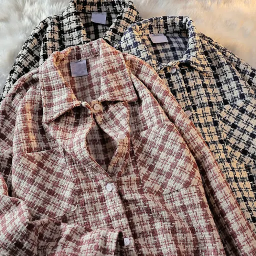 Title 4, Coppia Vintage Tooling Giacca Camicia Ragazza
