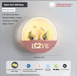 Swan Love Wall Lamp