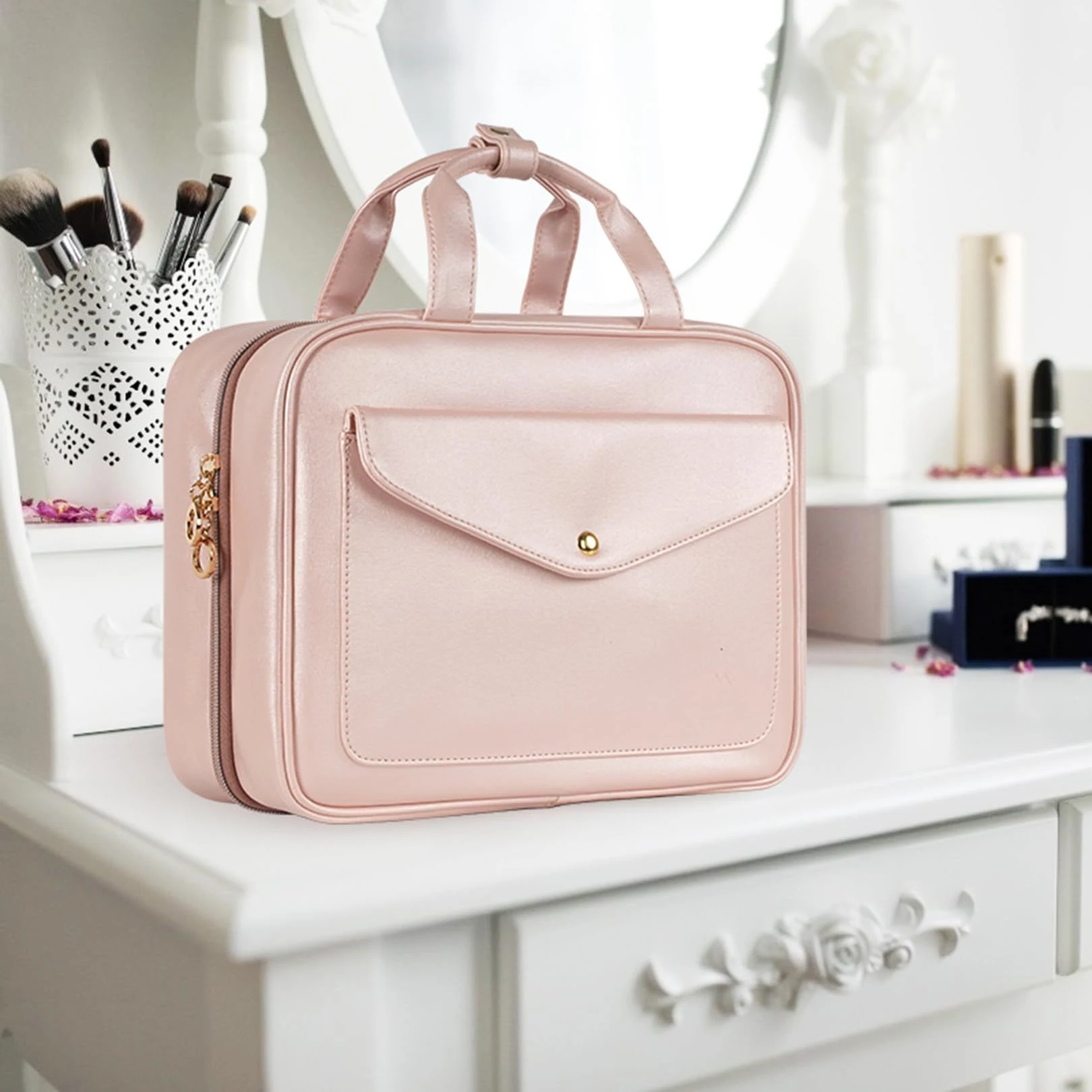 Waterproof Wash Bag Personal Hygiene Bag Portable perfect for travel and gym. Keeps your essentials dry, organized and e — photo 8