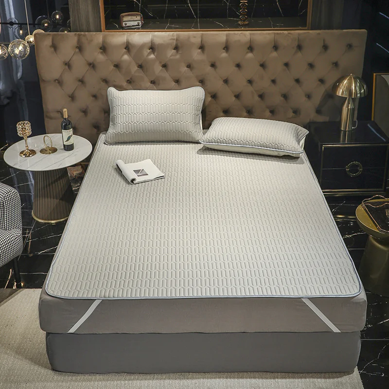Title 8, Latex Cool Feeling Ice Silk Mat Three-Piece Set...