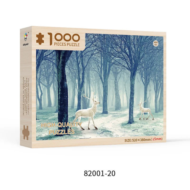 Title 3, Wooden Adult Puzzle 1000 Pieces Special Shaped ...