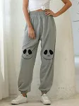Christmas wide-leg pants for women, offering festive style and comfort, perfect for holiday celebrations and special occ — photo 4