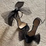 New Style Satin Bow Stiletto Heel Sandals, elegant and sophisticated. Perfect for special occasions and adding a touch o — photo 7