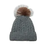All-match fleece lined padded warm keeping solid color woolen hat. Stay warm and stylish this winter with this versatile — photo 7