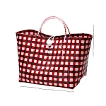 Cesta de Compras Grande Estilo Rattan Ampla e Resistente Perfeita para Compras Leve Tudo o Que Você Precisa com Conforto e Elegância no Dia a Dia — foto 6