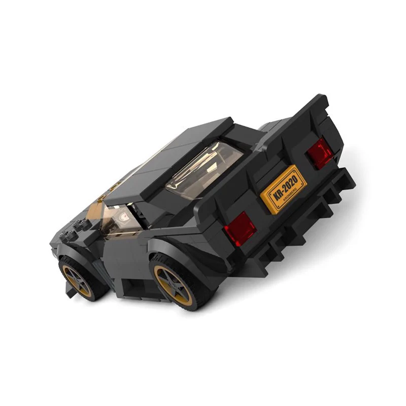 Conjunto de blocos de montar MOC Muscle Car Speed para construir seu carro esportivo. Divirta-se montando e exponha. Perfeito para colecionadores. — foto 11