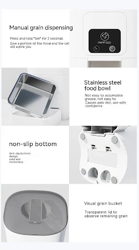 Title 6, 6L Remote Intelligent Life Automatic Pet Feeder...