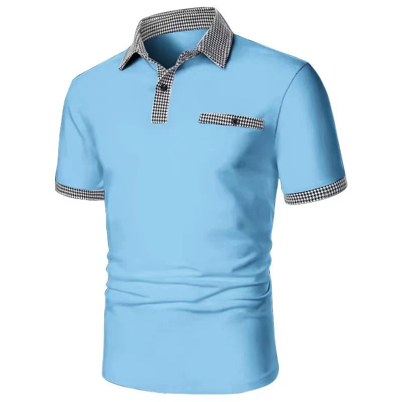 Title 2, Camisa Polo Masculina Novo Estilo Manga Curta M...
