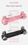 Cinto auxiliar para ponte de quadril com halteres e barra. Treino fitness com carga. Fortalece glúteos, posteriores e core. Aumente a força. — foto 18