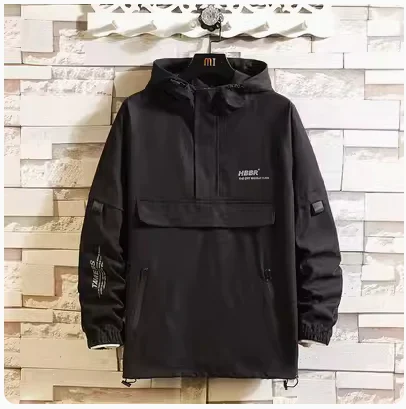 Men's Fake Two Reflective Hoodie Jackets for enhanced visibility. Stylish and safe apparel for runners, cyclists, and ev — photo 4
