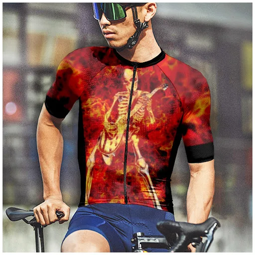 Title 3, Calças justas Ciclismo Roupa esportiva Top Mang...