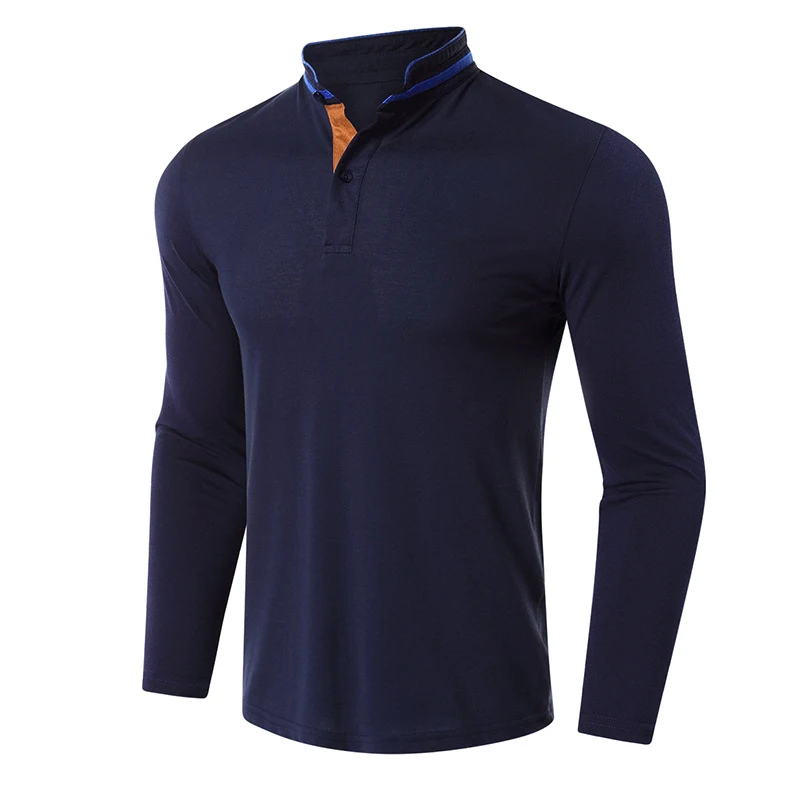 Title 2, Camiseta masculina manga longa com gola Paul De...