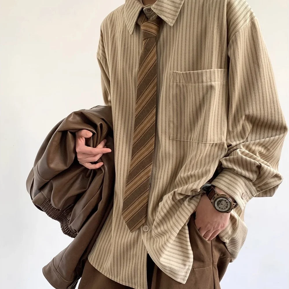 Title 2, Pantaloni per camicia a righe retrò in stile gi...