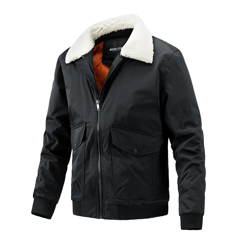 Jaqueta fina de algodão plus size masculina, estilo casual para trabalho, leve e confortável, ideal para uso diário. — foto 3