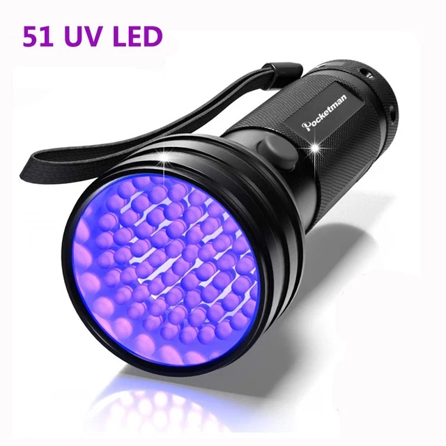 Title 7, Ultraviolet Black Light Flashlight for stain de...