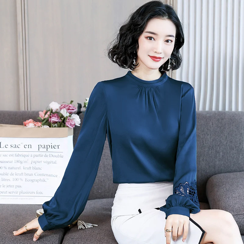 Fashionable Western-style Slim Fit And Thin Silk Embroidered Top — photo 6