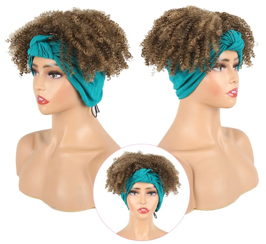 Title 4, Lenço para cabelo curto e cacheado, fofo e maci...