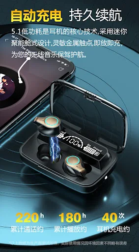 Title 15, Wireless Bluetooth Headset Binaural In-ear Mini...