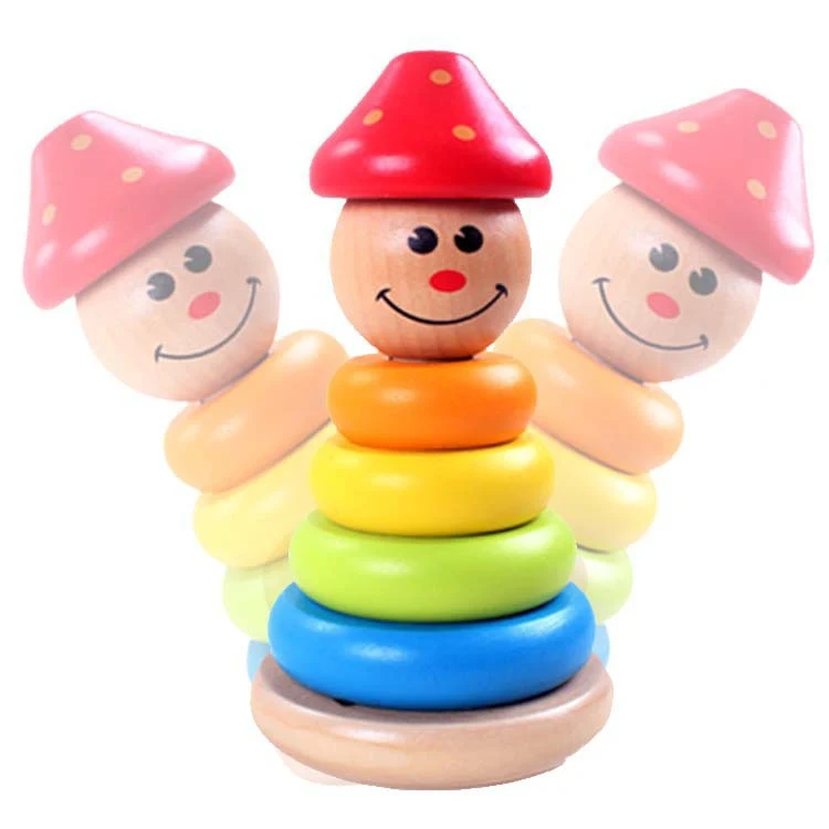 Grande Torre de Copos de Palhaço Arco-Íris Brinquedo Empilhável Estimula Habilidades Motoras e Criatividade com Cores Vibrantes — foto 4