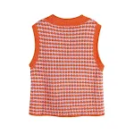 Temperament With Contrast Color Slim Short Top Women — photo 5