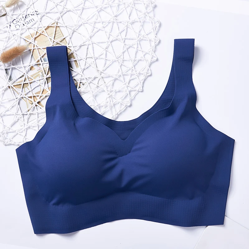 Title 11, Seamless womens bra without steel ring, comfor...