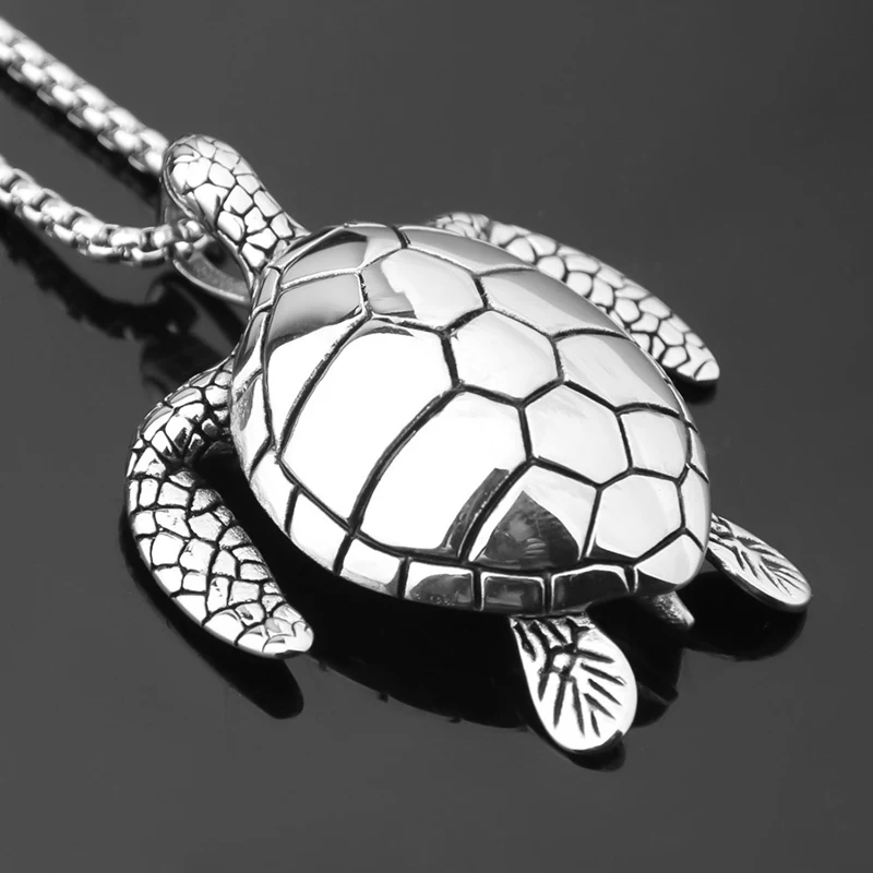 Modieuze legering Dazzle sieraden kettingschildpad hanger — foto 2