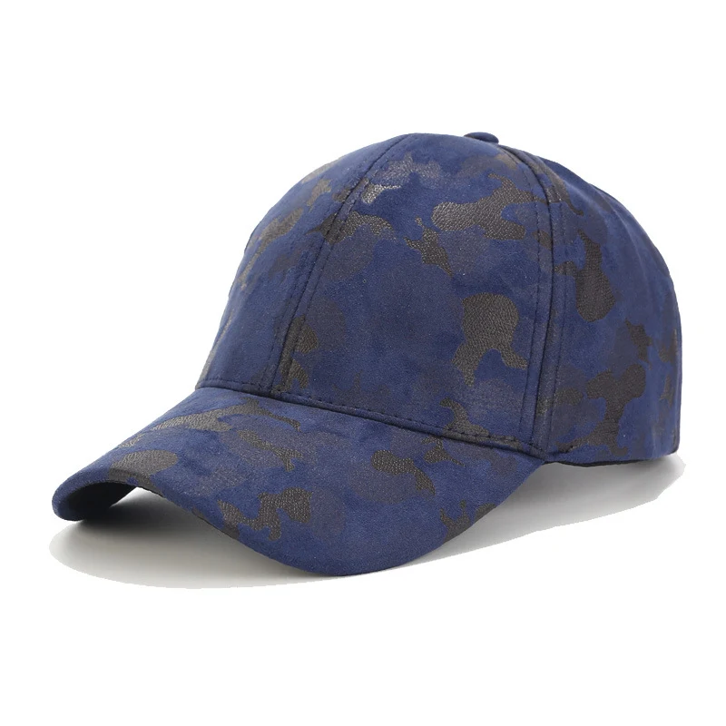 Title 5, Fashion Simple Suede Camouflage Baseball Cap, s...