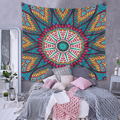 Title 8, New Mandala Bohemian Style Tapestry Enhance you...