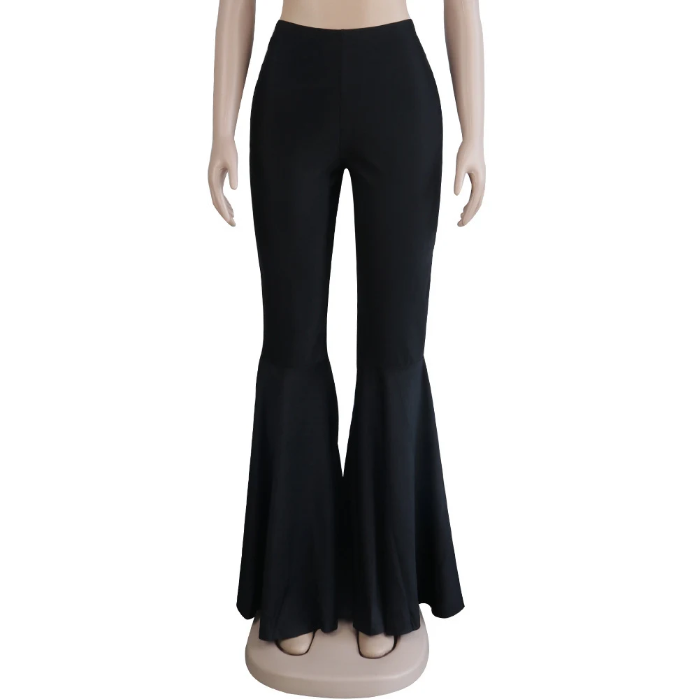 Leggings femininas com pernas amplas, multicoloridas e casuais. Conforto e estilo para o dia a dia. Perfeitas para um visual moderno e descontraído. — foto 1