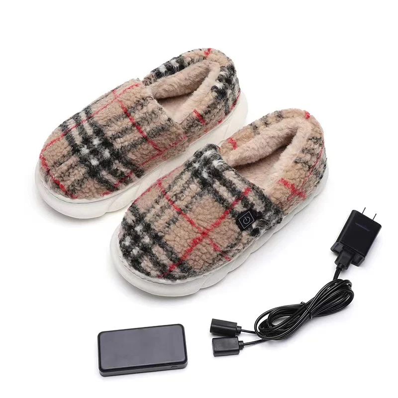 Title 5, Sapatos de aquecimento com carregamento USB à p...