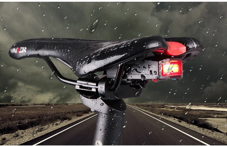 Mountain Bike Wireless Intelligent Alarm Horn Light. Enhance your safety and security with this remote-controlled horn, — photo 8