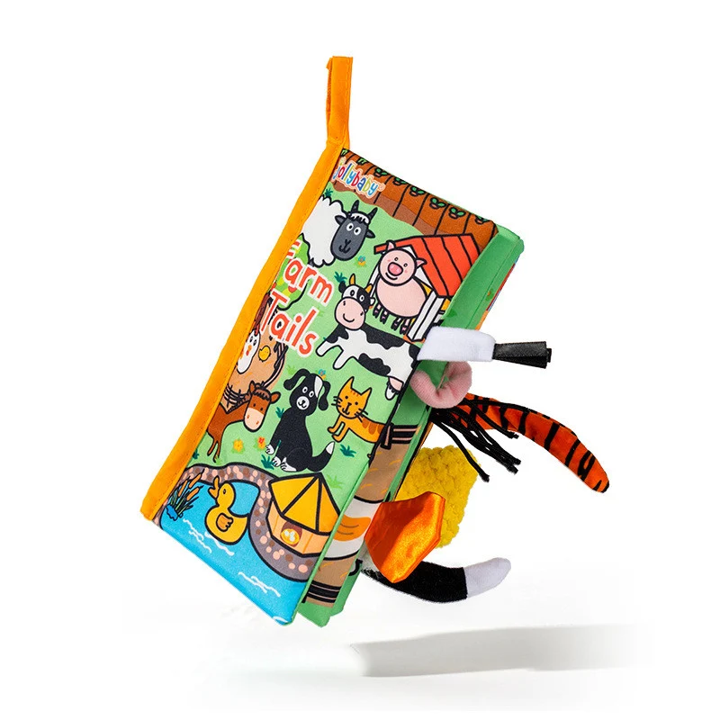 Title 1, Animal Tail Cloth Book for Early Education. A b...