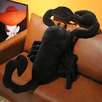 Pelúcia de escorpião de simulação criativa e fofa. Ideal para crianças e colecionadores, macia, abraçável, perfeita para brincar ou decorar. — foto 4