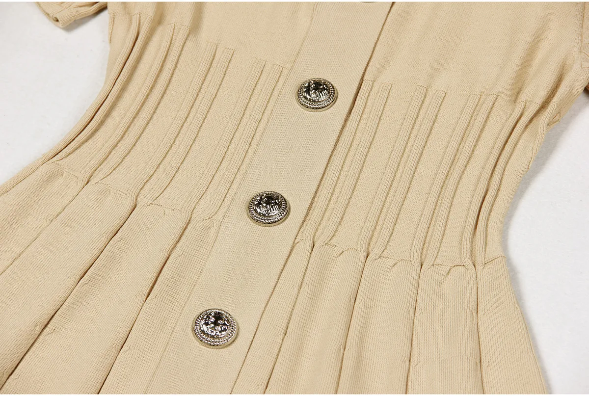 Title 10, Womens High Quality Knitted Lapel Slim Fit Sli...
