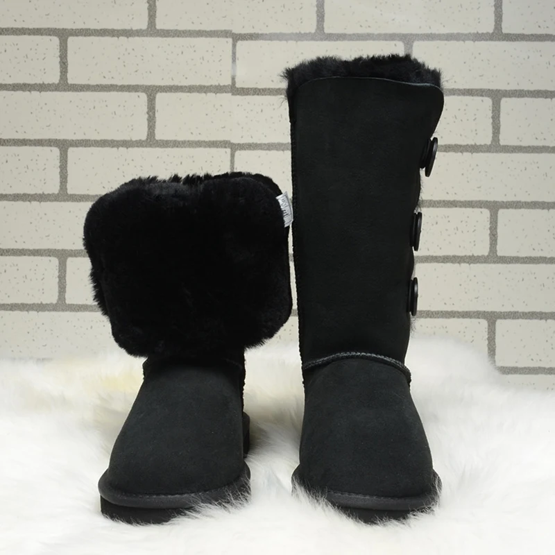 Title 7, Womens snow boots fur lined, high tube design ...