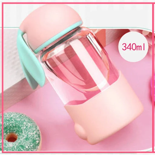Title 6, Rabbit ear water glass, perfect for kids. Fun a...