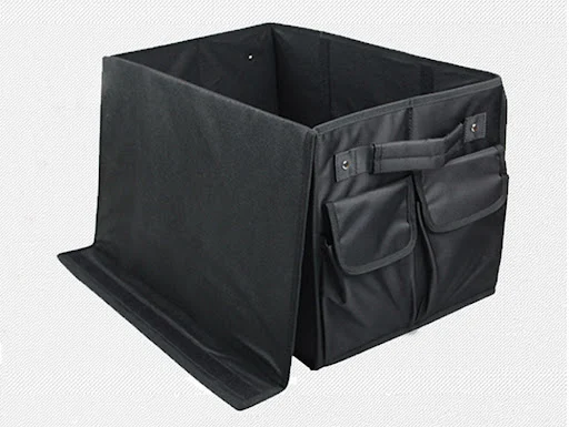 Title 4, Multi-function Folding Car Storage Box. Organiz...