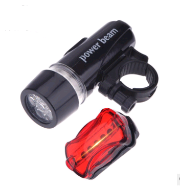 Lanterna de bicicleta LED de segurança, equipamento para mountain bike. Conjunto de luz traseira para pedalar com segurança, alta visibilidade. — foto 1