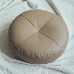 Deri Japon Tarzı Tembel Kanepe Tatami Minderli Yatak, Rahatlama ve Konfor için Futon, Zemin Minderi ile Evde Keyifli Anlar — Fotoğraf 6