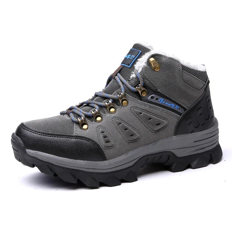 Botas de Neve para Caminhada Masculinas Sapatos para Exterior Quentes e Frios Conforto e Proteção em Condições Climáticas Extremas — foto 3