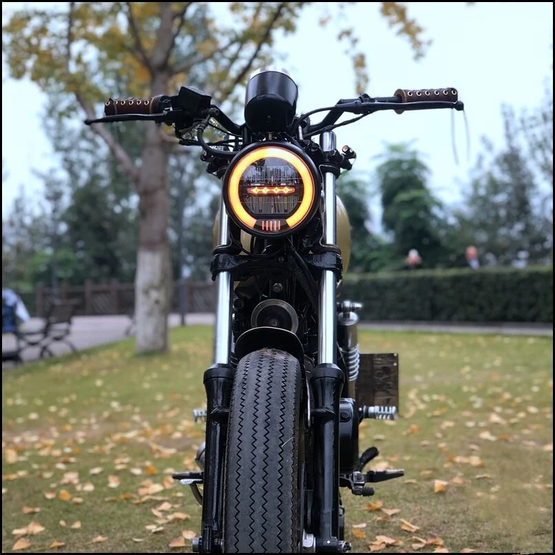 Title 2, Motorcycle Headlamp Refitting with LED Daily Ap...