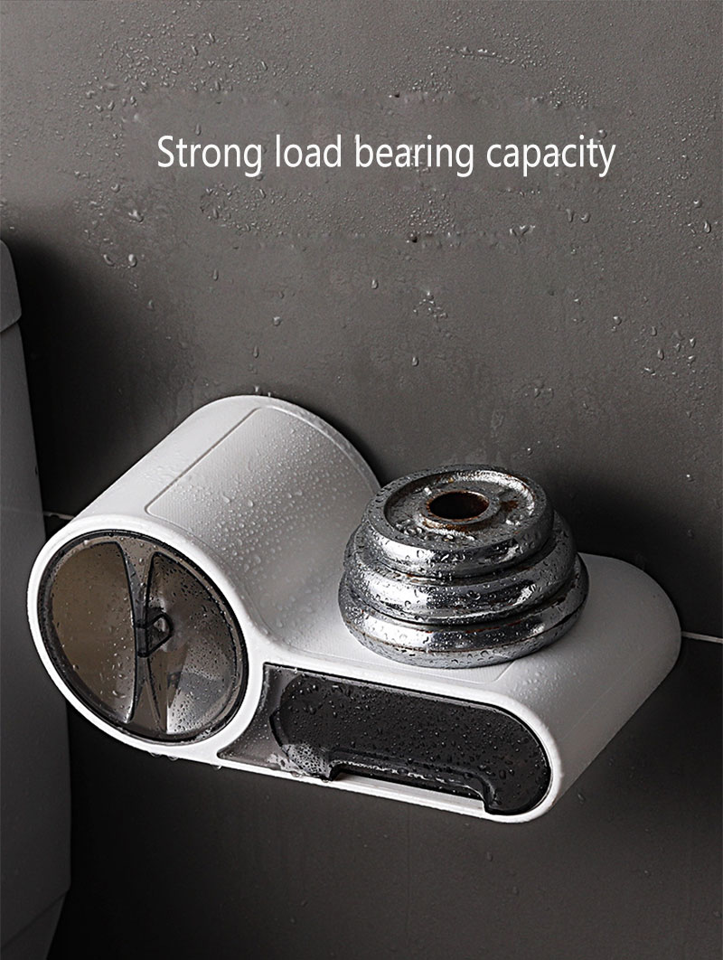 Home toilet bathroom roll holder. Provides convenient access and tidy storage for your toilet paper. Simple installation — photo 2