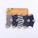 5 paar Kinder katoenen sokken halverwege de kuit Zacht en comfortabel voor kinderen. Perfect voor dagelijks gebruik en activiteiten. — foto 9