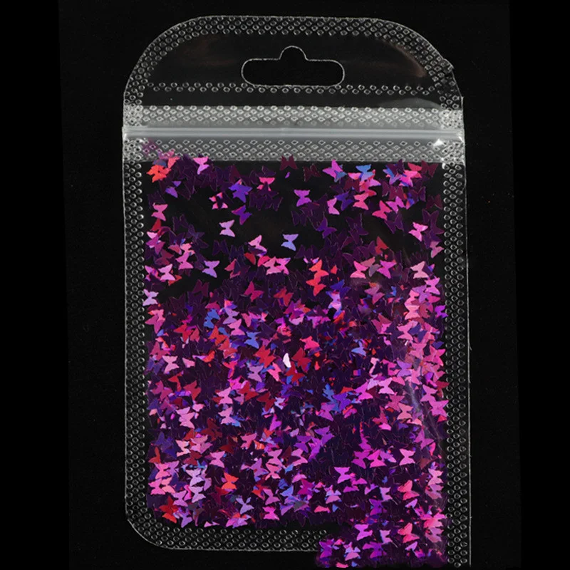 3MM Bag Of Laser Nail Sequin Jewelry for dazzling nail designs. Add sparkle to manicures and artistic creations. Create — photo 9