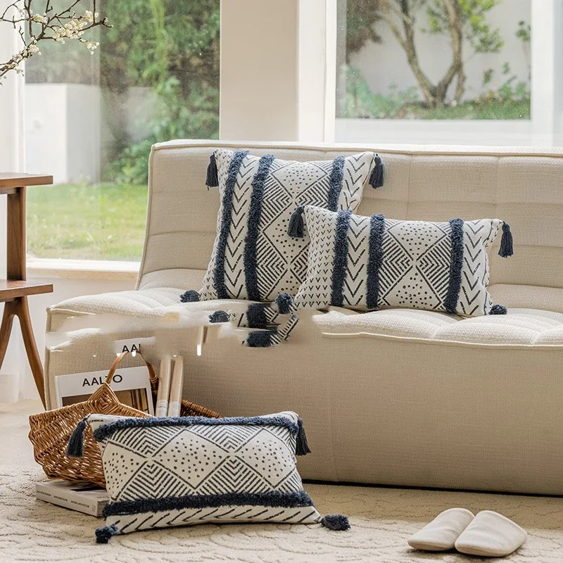 Almofada para sofá estilo nórdico, conforto superior. Decore sua sala com elegância e desfrute de momentos relaxantes. — foto 1