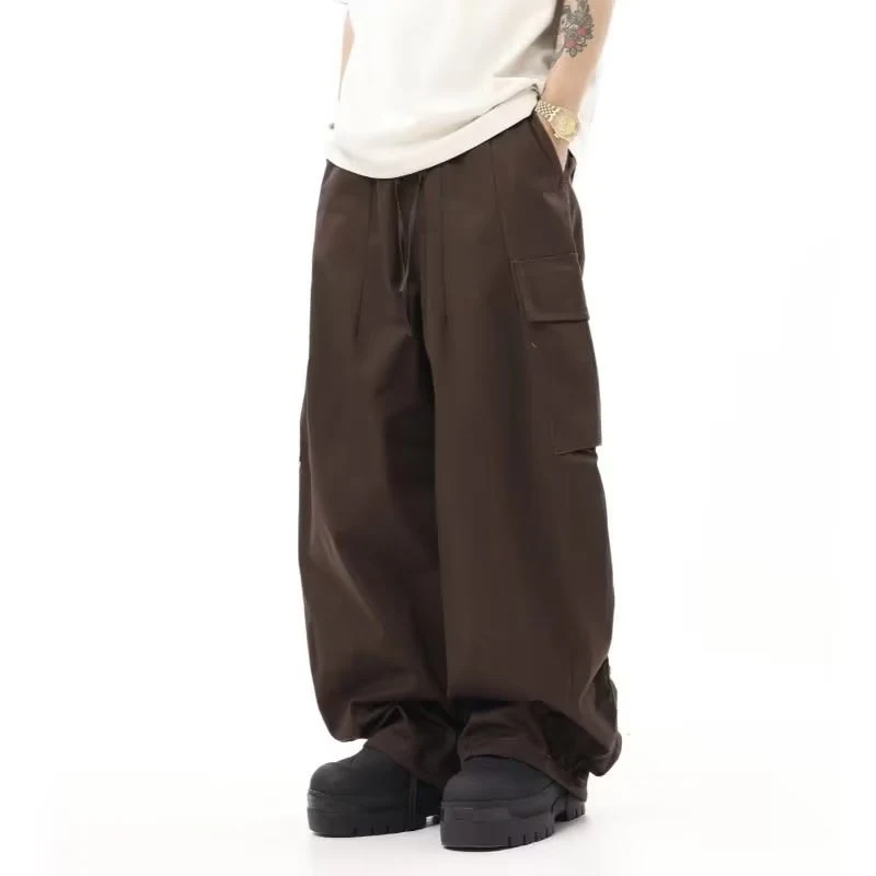 American Vintage Crumpled Multi-pocket Loose Cargo Pants offer relaxed comfort and practicality, perfect for everyday we — photo 12