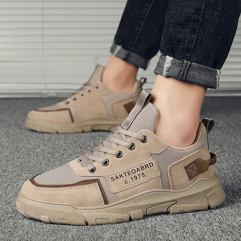 Title 11, Tênis masculinos estilo coreano com design brit...