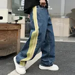 Men's Washed Wide Leg Straight Jeans – Comfortable, Relaxed Fit for Everyday Wear – Stylish and Modern Design for Any Oc — photo 1